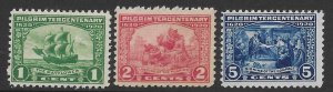 US 548-50   1920  set 3  fine mint nh