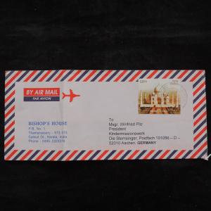 ZS-U702 INDIA IND - Monuments, Great Airmail To Germany Cover