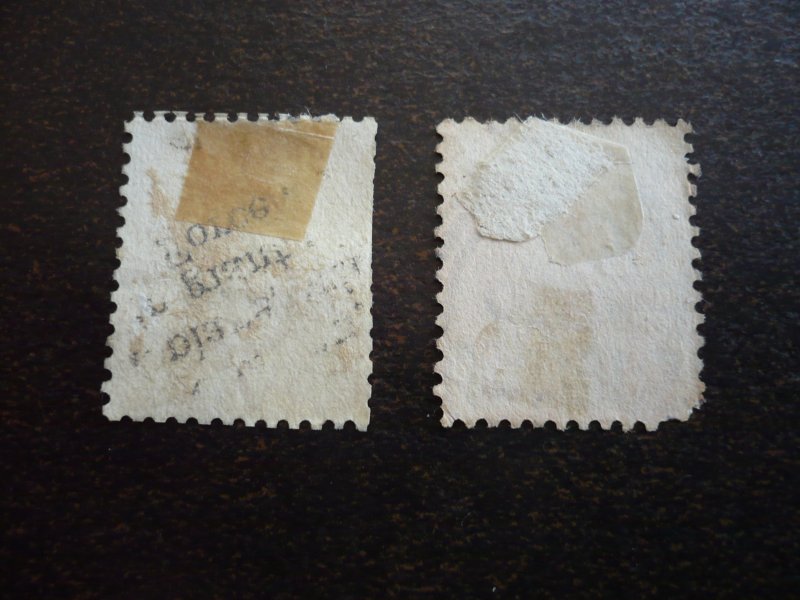 Stamps - New South Wales - Scott# 98,103 - Used Part Set of 2 Stamps