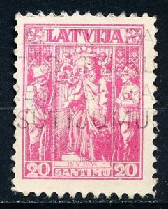 Latvia #177 Single Used