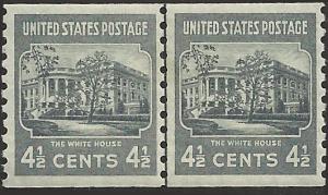 # 844 MINT HINGED THE WHITE HOUSE