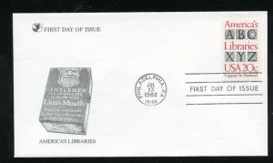 US 2015 Libraries of America  UA Readers Digest FDC