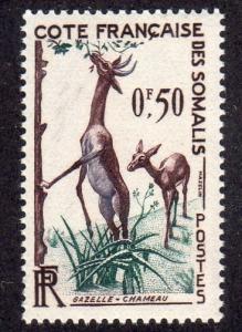 Somali Coast 273 - Mint-NH - Gerenuk Gazelle (cv $0.85)