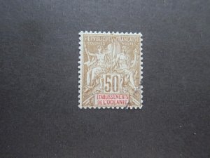 French Polynesia 1900 Sc 18 FU