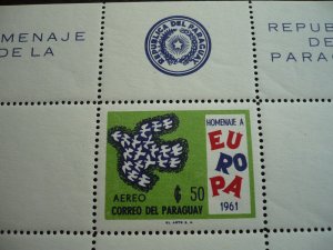 Europa 1961 - Paraguay - Souvenir Sheet