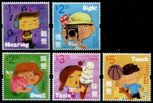 HERRICKSTAMP NEW ISSUES HONG KONG Sc.# 1860-64 Children Stamps 2017 Five Senses