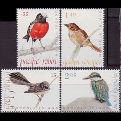 NORFOLK IS. 2009 - Scott# 985-8 Birds Set of 4 NH