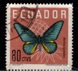 Ecuador - #683 Butterflies - Used