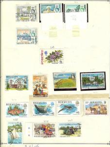 BERMUDA 18 DIFFERENT OLD STAMPS