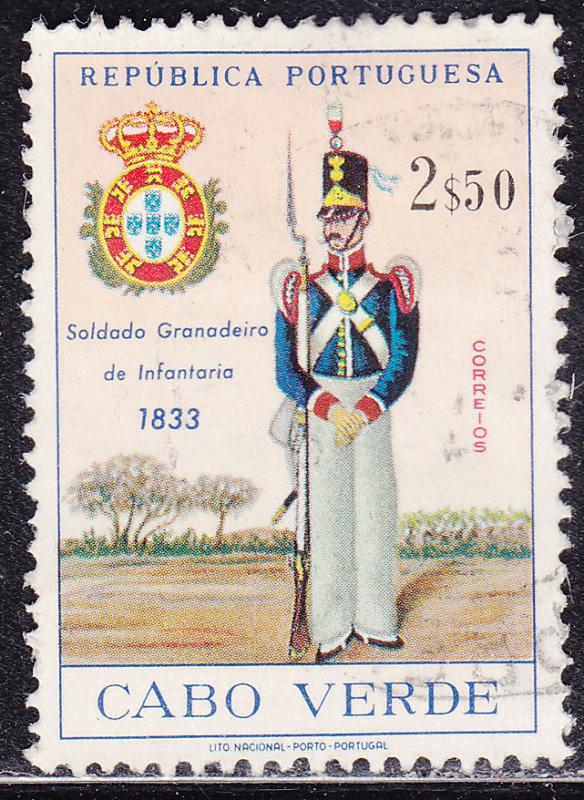 Cape Verde 333 Used 1965 Grenadier NCO, 1833