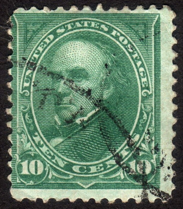 1895, US 10c, Webster, Used, Sc 273