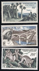 Madagascar Stamps # C58-60 MNH XF