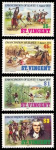 St. Vincent 1984 Scott #761-764 Mint Never Hinged