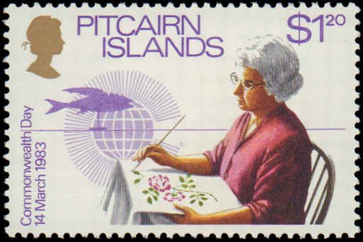 Pitcairn Islands #221-224, Complete Set(4), 1983, Never Hinged