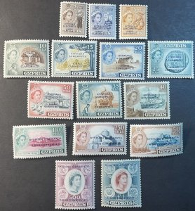 CYPRUS # 183-197-MINT NEVER/HINGED---COMPLETE SET---1960