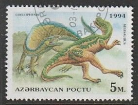 1994 Azerbaijan - Sc 446 - used VF - 1 single - Dinosaurs