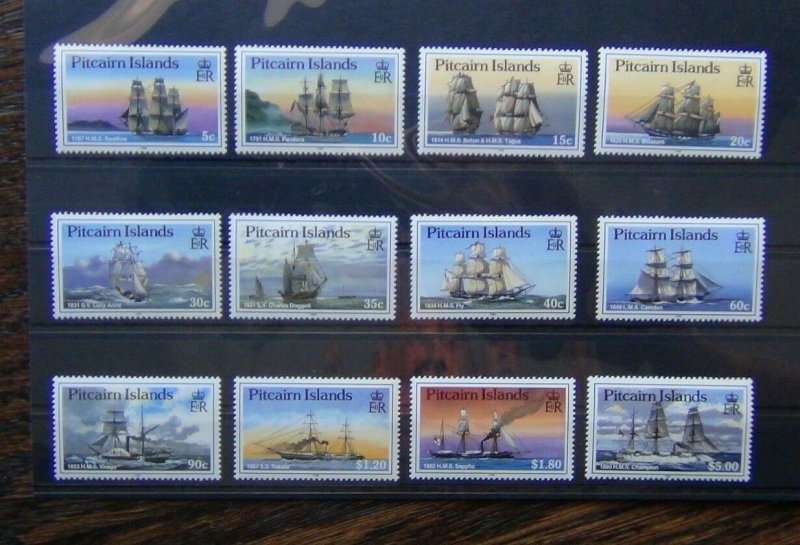 Pitcairn Island 1988 Ships set to $5 LMM SG315 - SG326