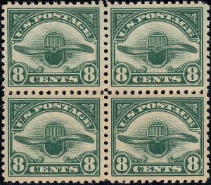 U.S. C4 VF++ NH Blk/4 (52919)