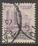 MEXICO 931, $20Pesos 1950 Def 2th Issue WMK 300 USED. F-VF. (1424)