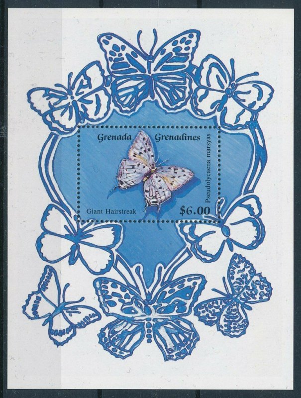 [108938] Grenada Grenadines 1989 Insects butterflies Souvenir Sheet MNH