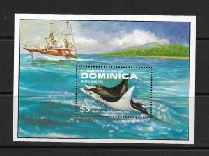FISH - DOMINICA #1144 MANTA RAY  MNH