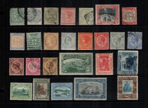 Jamaica  26  diff  used and mint cat $ 93.00  lot collection