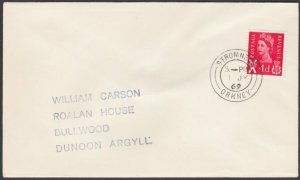 GB SCOTLAND 1969 cover STROMNESS / ORKNEY cds...............................T208