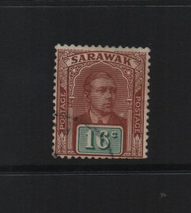 Sarawak 1918 SG57 16 cents used