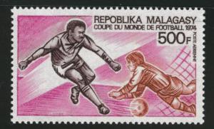 Madagascar Malagasy Scott C120 MNH** 1973 500fr World Cup