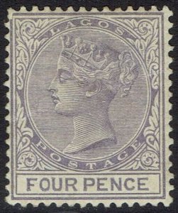 LAGOS 1884 QV 4D WMK CROWN CA