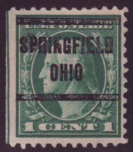 US Precancel Springfield Ohio 8930