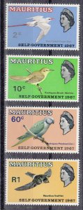 Mauritius Scott #302-305 MH