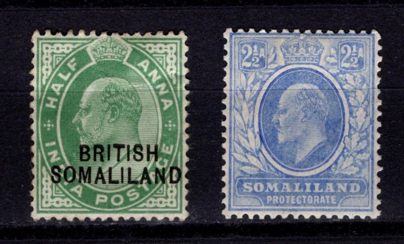 British Somaliland 1903 / 1905-11 Edward VII definitives [Unused]