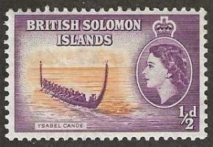 British Solomon Islands 89, mint hinged. 1956. (a788)