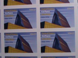 ​UNITED STATES-2004-SC#3838- 50TH ANNIVERSARY-U.S. AIR FORCE ACADEMY MNH SHEET