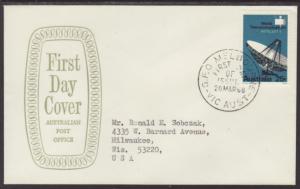 Australia 433 Communications Typed FDC