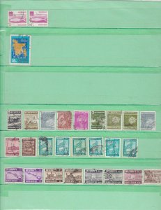 bangladesh stamps on album pages  ref 13247 