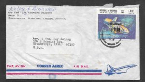 Honduras #C555 on COVER (A1554) Around the World in Covers