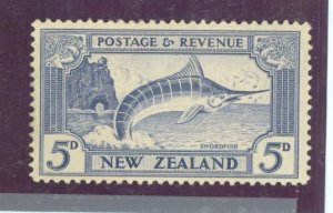 New Zealand #192 Unused Single