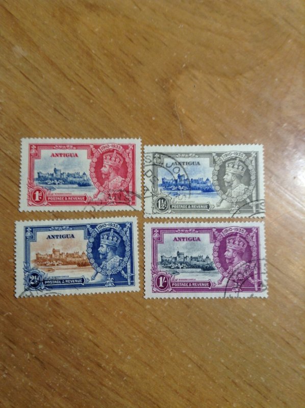 Antigua  # 77-80  Used