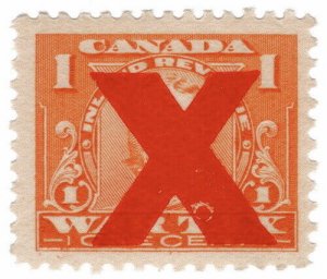 (I.B) Canada Revenue : War Tax 1c (pre-cancel)