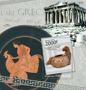 2013 TOGO  MNH. GREEK ART  | Y&T # 615  |  Michel Code: 4622 / Bl.740