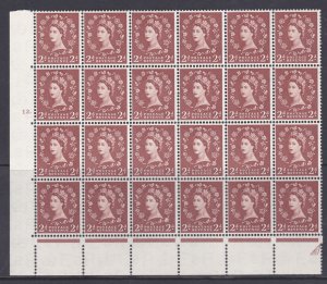 S38H+S38P 2d Wilding Edward listed variety On same block 12 dot UNMOUNTED MINT