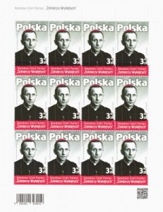 Poland 2023 MNH Stamps Mini Sheet Cursed Soldiers World War II Bishop Church