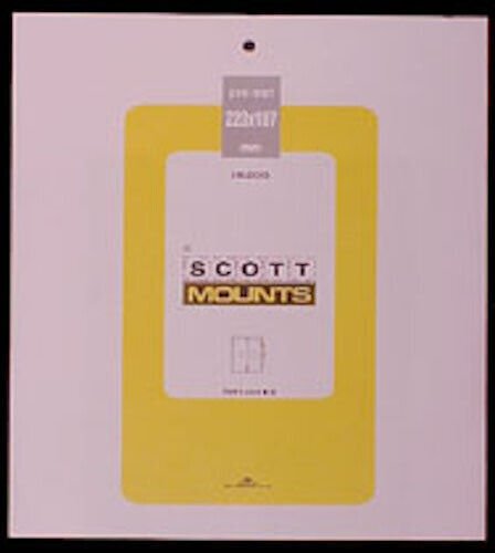 Scott/Prinz Pre-Cut Souvenir Sheets Small Panes Stamp Mounts 223x187 #1006 Clear