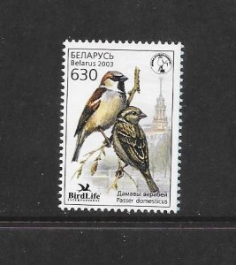 BIRDS - BELARUS #465 MNH