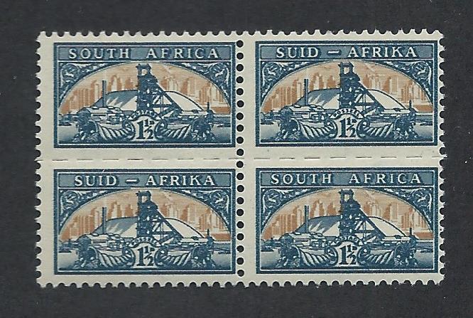 SOUTH AFRICA SC# 107 FINE LH 1948 B/4