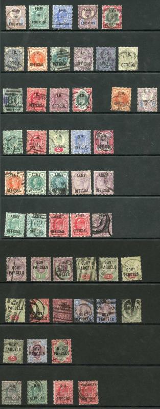 Album page of 51 Officials including many fakes