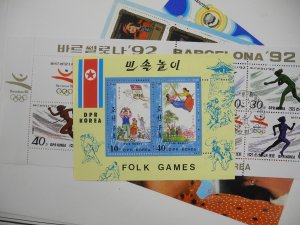 NORTH KOREA, CUBA &, accumulation of Stamps & Souvenir Sheets