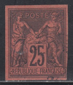 France Colonies  Sc # 44  Used  Valued @ $ 275.00